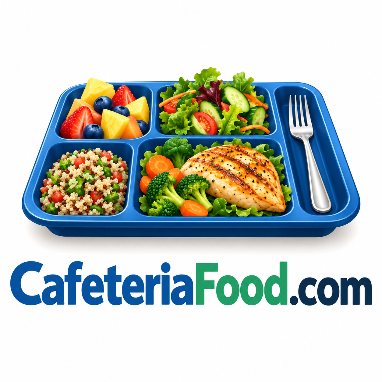 CafeteriaFood.com domain name artwork